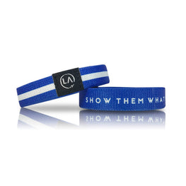 Royal Blue + White.