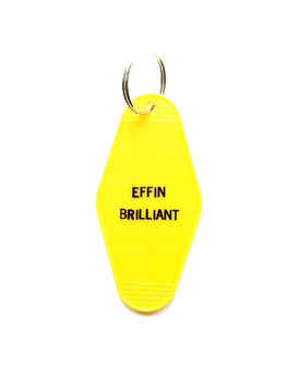 Hotel-Motel Key Chain Effin Brilliant - La Clé 